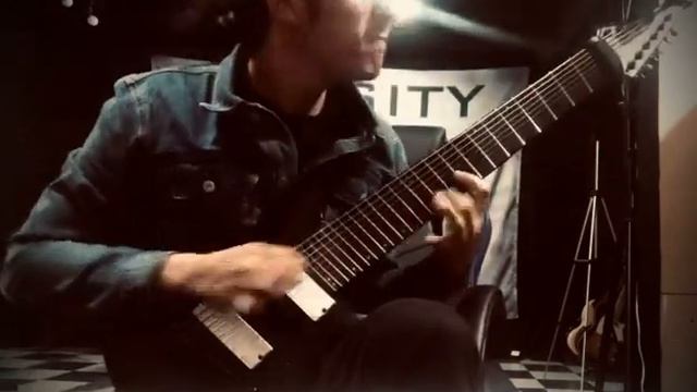 Recording new riffs in 9 String Guitar смотреть онлайн