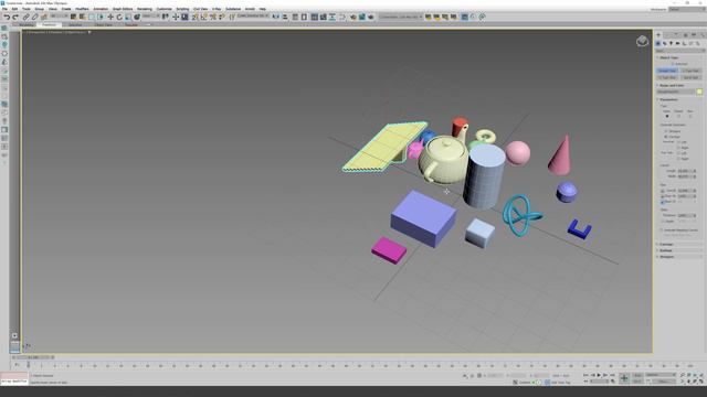 ОБУЧЕНИЕ 3DSMAX Урок 1 Интерфейс и инструменты