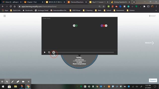 Chemical Reaction Simulation смотреть онлайн