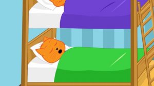 Cats Family in English - Colorful Swimming Balls Cartoon for Kids