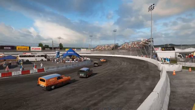 Wreckfest | SuperVans at Big Valley Speeedway смотреть онлайн