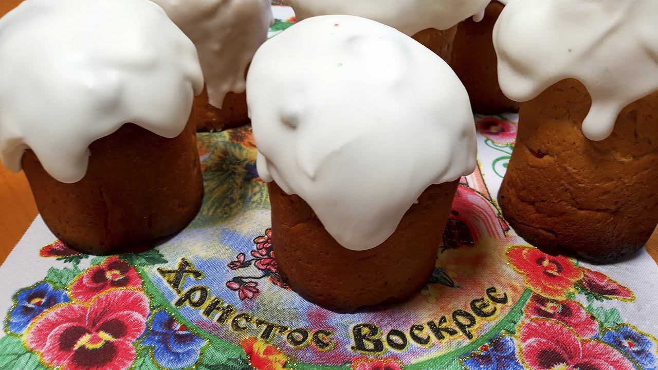 Рецепт вкусного кулича без заморочек + Рецепт идеальной глазури смотреть онлайн