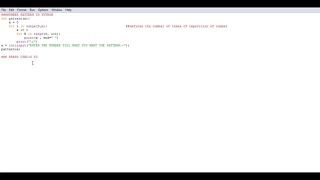 PATTERN MAKING IN PYTHON | Programmer's Space |#pythoncode смотреть онлайн