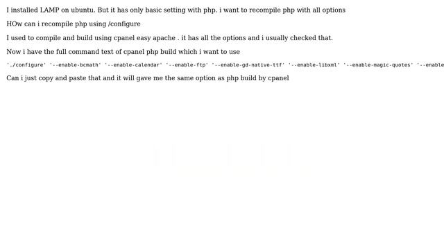 DevOps & SysAdmins: How to compile php with all options on ubuntu? (2 Solutions!!) смотреть онлайн