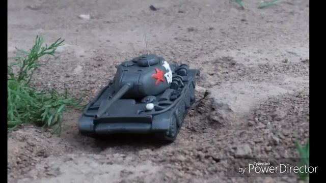 Танк Т-44 из пластилина | TANK t-44 from plas. смотреть онлайн