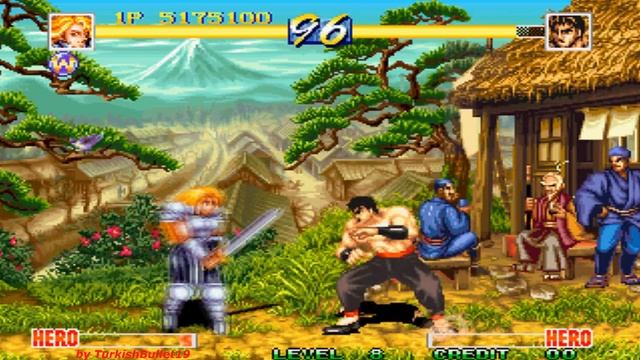 World Heroes Perfect (World) (Arcade) - (Longplay - Janne D'Arc | Level 8 Difficulty) смотреть онлайн