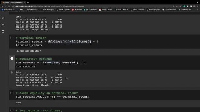 Quantitative trading strategies lab 1 - working with log returns смотреть онлайн
