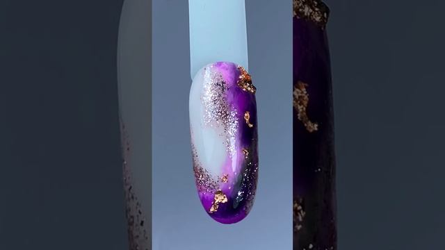 Красивая мазня гель-лаками???????? волшебные текстуры на ногтях смотреть онлайн