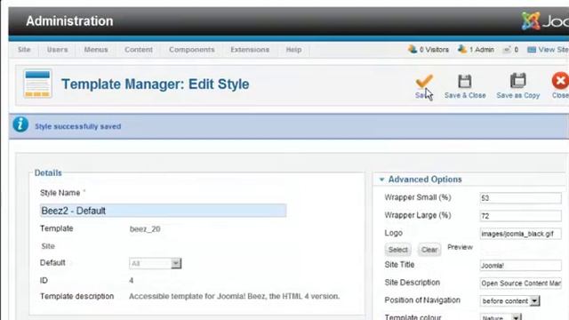 How to customize the default template in Joomla 2.5 смотреть онлайн
