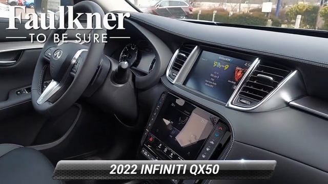 New 2022 INFINITI QX50 LUXE, Willow Grove, PA NF109421 смотреть онлайн