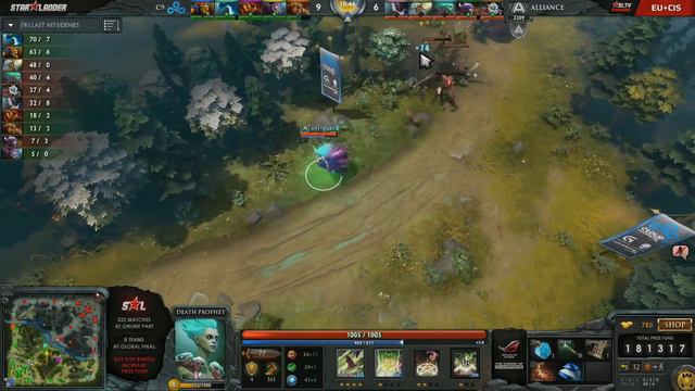Alliance -vs- Cloud9, Star Series Europe Day 9 Game 4 смотреть онлайн