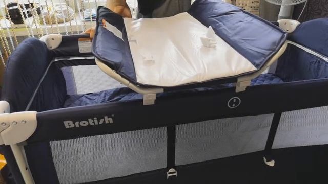 Переносная кроватка фирмы Brotish из Китая смотреть онлайн