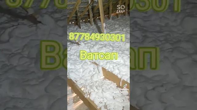 Утепление крыши пеноизол смотреть онлайн