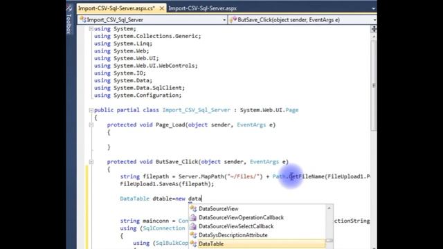 Import CSV Files To SQL Server MyLittleAdmin, asp.net c# смотреть онлайн