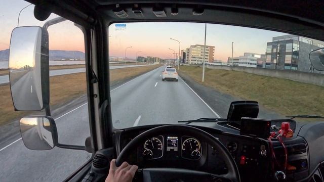 POV TRUCK DRIVING 4K GO PRO Mercedes Benz Atego 1024