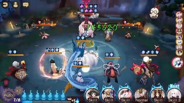 Onmyoji: Yumekui - Sweet Dreamland Bonus Stage | Auto Combat смотреть онлайн