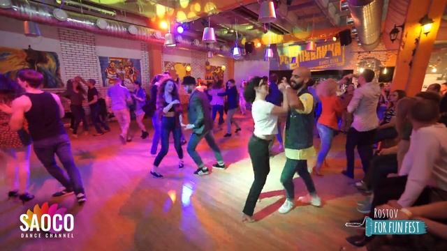 Samuel Funflow and Anastasiya Fadeeva Salsa Dancing at Rostov For Fun Fest, Sunday 03.11.2019 (SC) смотреть онлайн