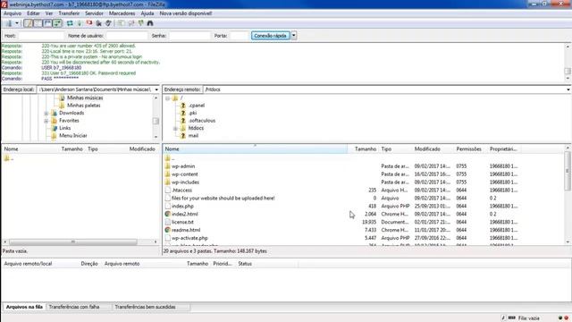 COMO INSTALAR O WORDPRESS VIA FTP | CURSO WEB DESIGN ONLINE смотреть онлайн