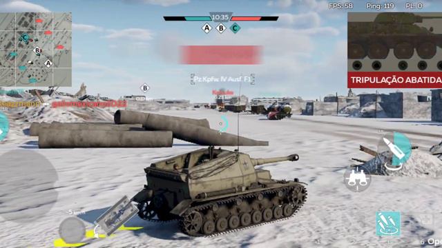 War Thunder Mobile - Battle in Stalingrad (Dicker Max) tank destroyer смотреть онлайн