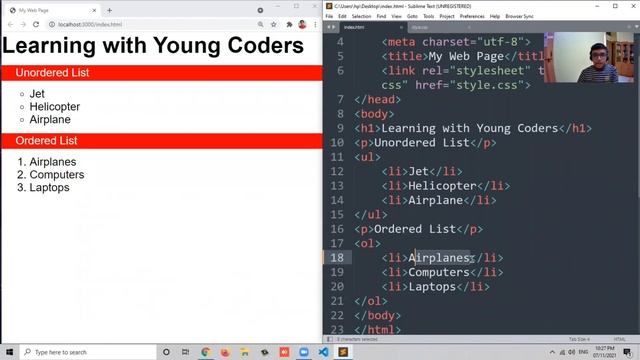 List Properties | List Style Position | CSS | Class - 29 | Young Coders смотреть онлайн