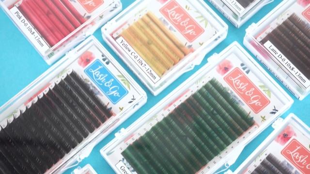 Омбре ресницы Lash&Go 16 линий (Коричневый) смотреть онлайн