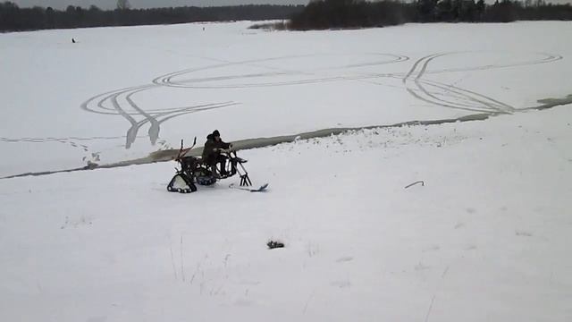 самоделка отца, вездеход))) смотреть онлайн