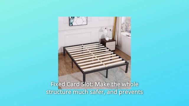 TATAGO 14 inch King Size Bed Frame Review смотреть онлайн