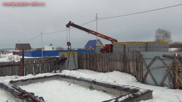 Твинблок ТЕПЛИТ с доставкой и разгрузкой манипуляторами смотреть онлайн