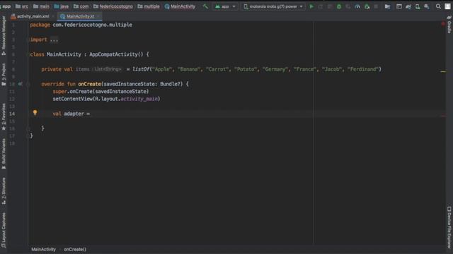 MultiAutoCompleteTextView Tutorial (Android Studio 2020) смотреть онлайн