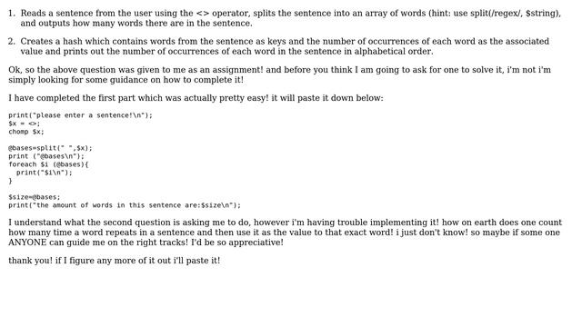 Using hashes values and keys in Perl смотреть онлайн