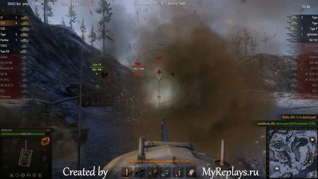 WOT: Arctic Region - T29 - 5 frags - смотреть онлайн