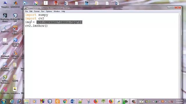 Image read using opencv in Python смотреть онлайн
