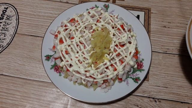 Самый ВКУСНЫЙ и БЫСТРЫЙ. Всем нравится. САЛАТ "Неженка" смотреть онлайн