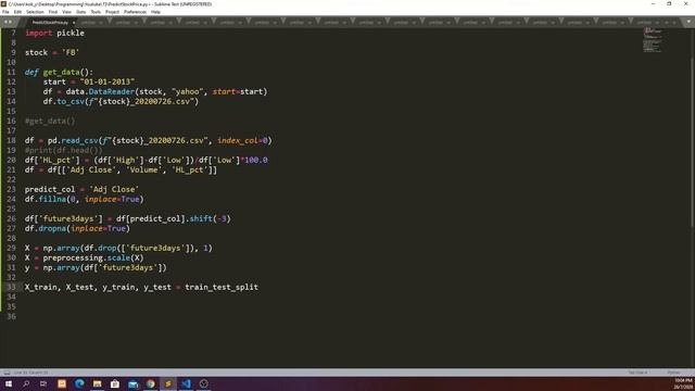 How to Predict Stock Price with Machine Learning and Python (Part 2) смотреть онлайн