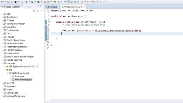 Java Jaxb object to xml смотреть онлайн