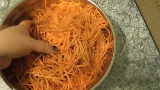 Морковка по корейски просто и быстро
