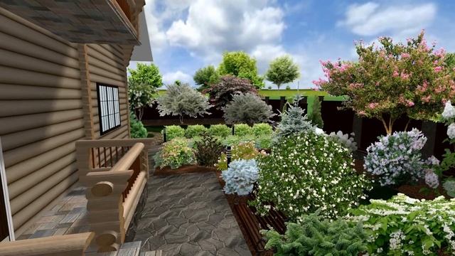 Ландшафный дизайн участка 16 соток смотреть онлайн