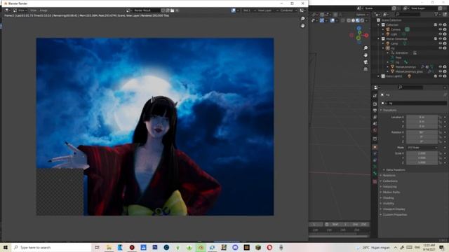 The Sims 4 Blender - Meiran under the moonlight смотреть онлайн