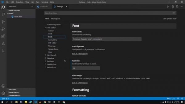 How to Install FiraCode in VSCode