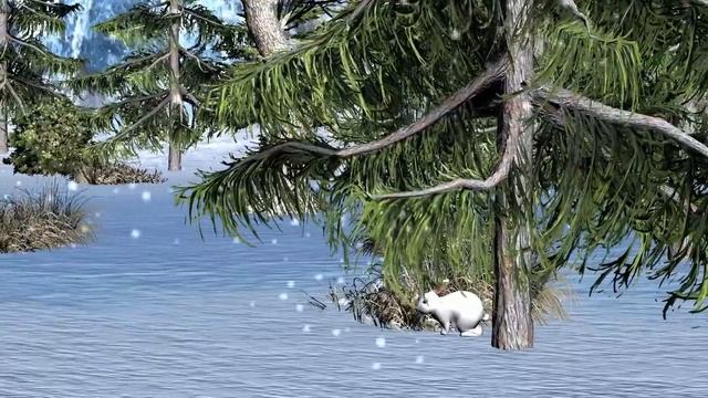 Как заяц зимой живет? Детям про животных. смотреть онлайн