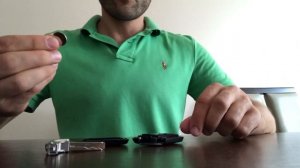 Замена батарейки в ключе (брелке)  Lexus