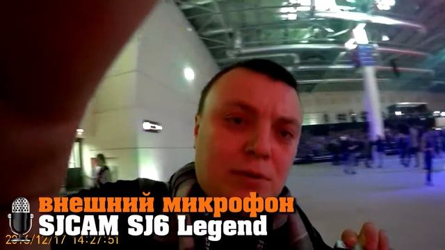 Тест микрофона SJCAM SJ6 Legend в шумном помещении смотреть онлайн