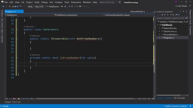 Intro to Yield in C# - What it is, how to use it, and when it is useful смотреть онлайн