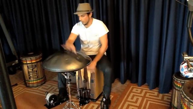 Hang + Cajon + Cabassa - performed by one Musician simultaneously смотреть онлайн