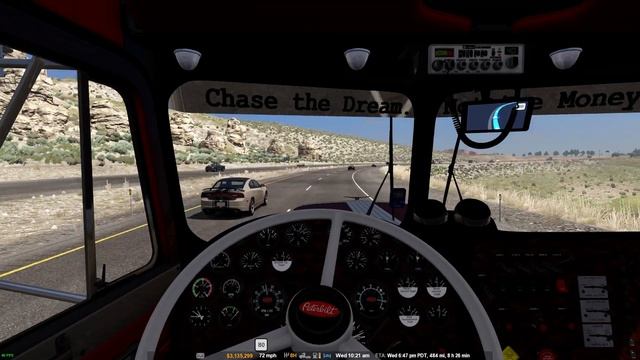 American Truck Simulator Peterbilt 359 Team Reforma Sierra Nevada map addon 1.37, north Nevada смотреть онлайн