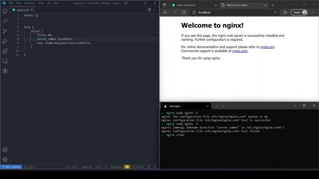 Installation, Virtual Server , Location block basics | Nginx Tutorial #1 смотреть онлайн