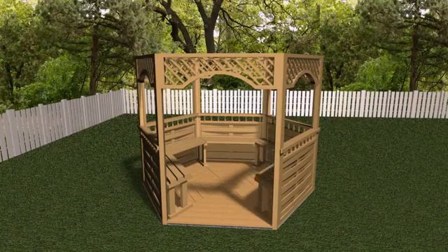 Сборка беседки