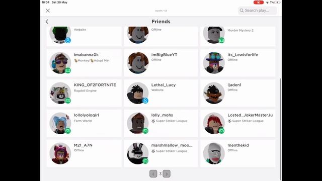 My Roblox Friend List смотреть онлайн