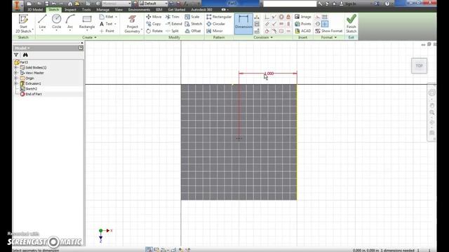 Sketch Plane Cube Drilling the hole смотреть онлайн