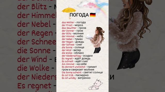 Погода. Немецкий язык смотреть онлайн